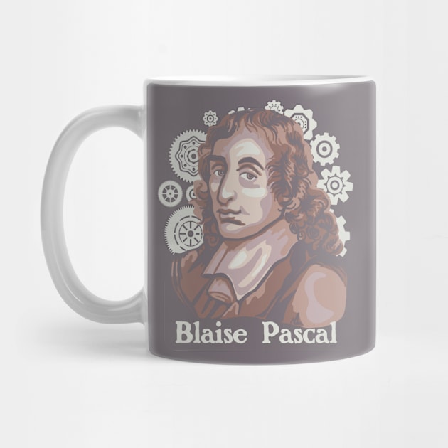 Blaise Pascal Portrait by Slightly Unhinged